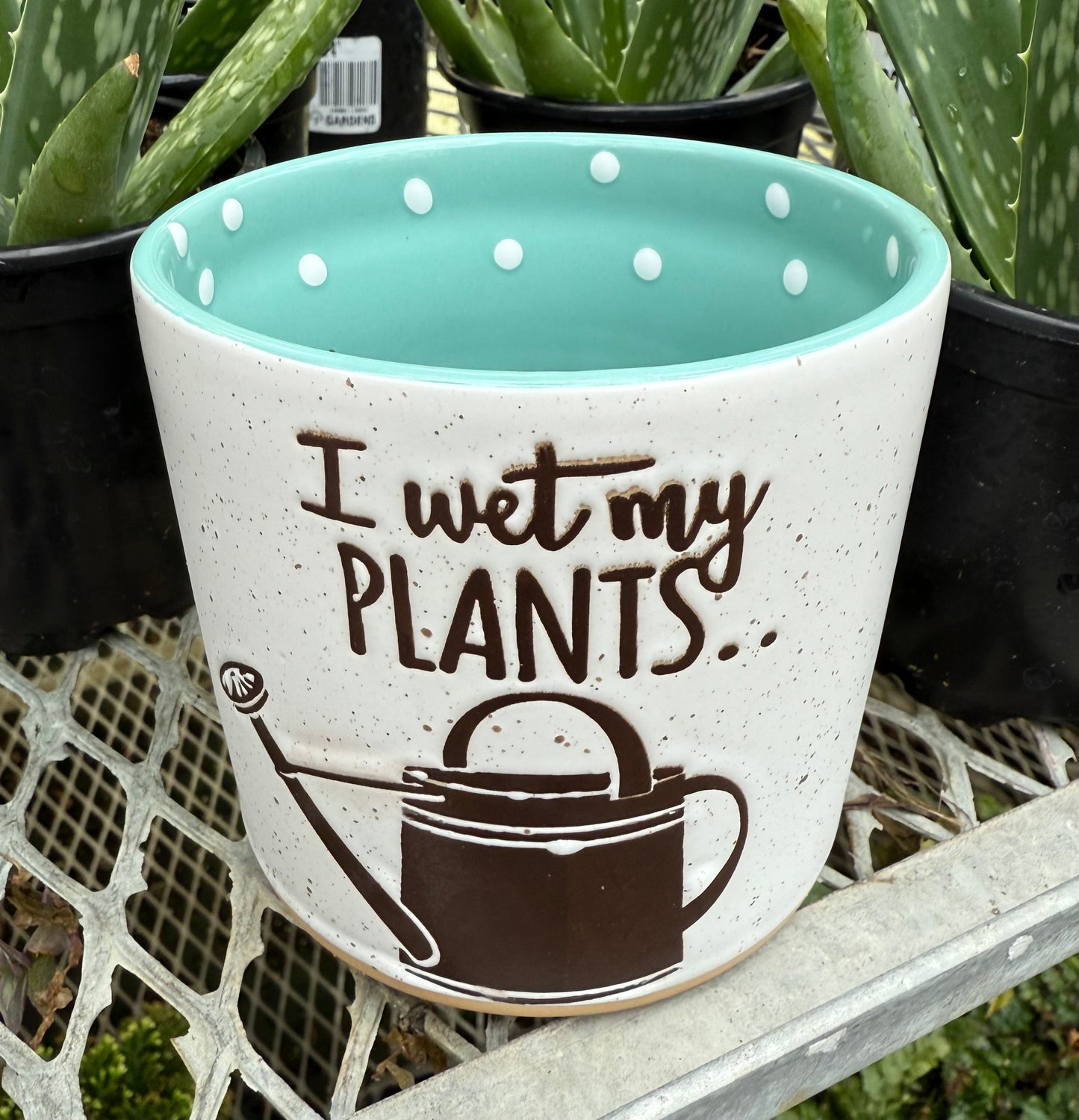 'I Wet My Plants' Planter