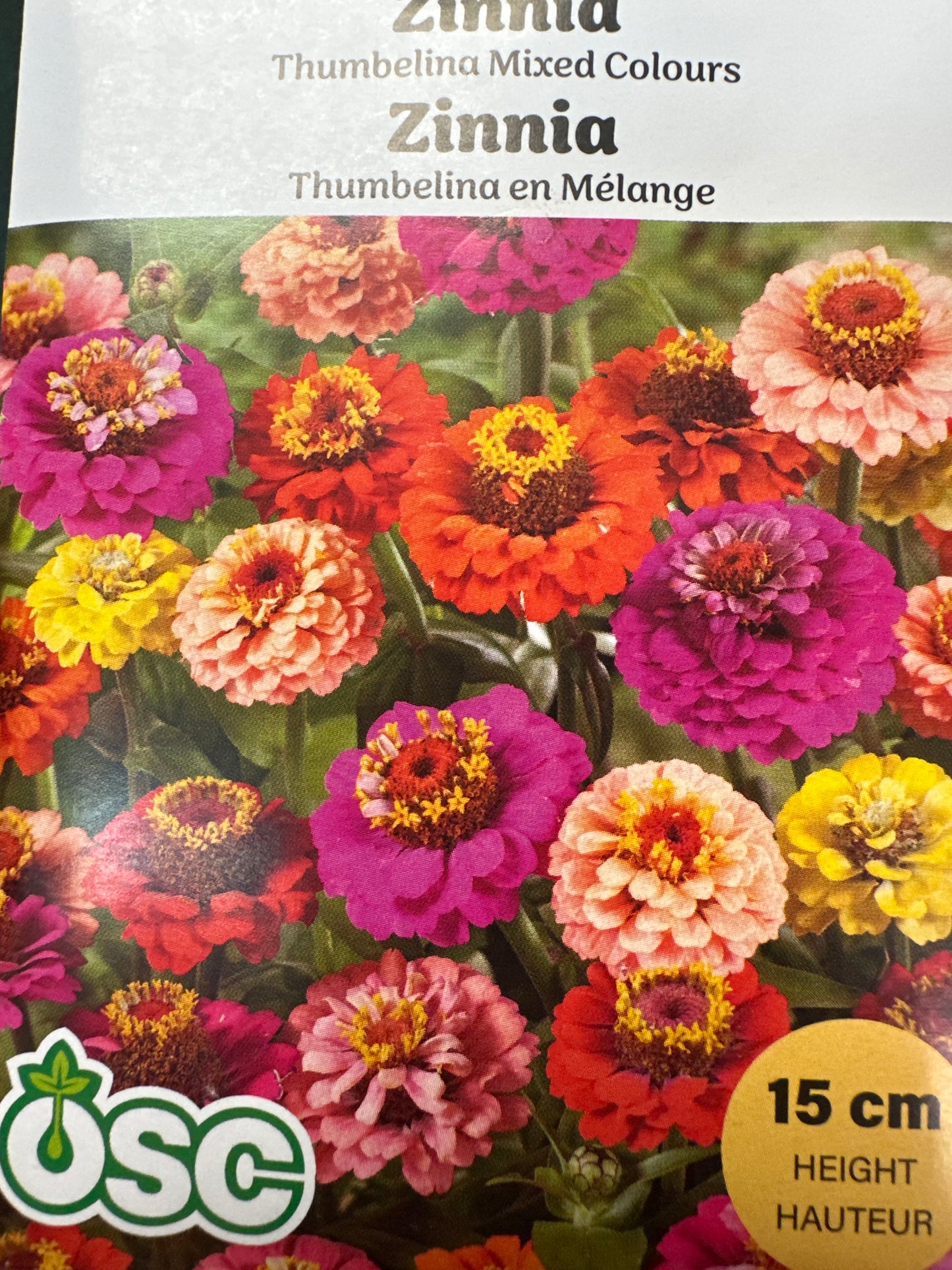 Seed Packets - Annual (Zinnia)