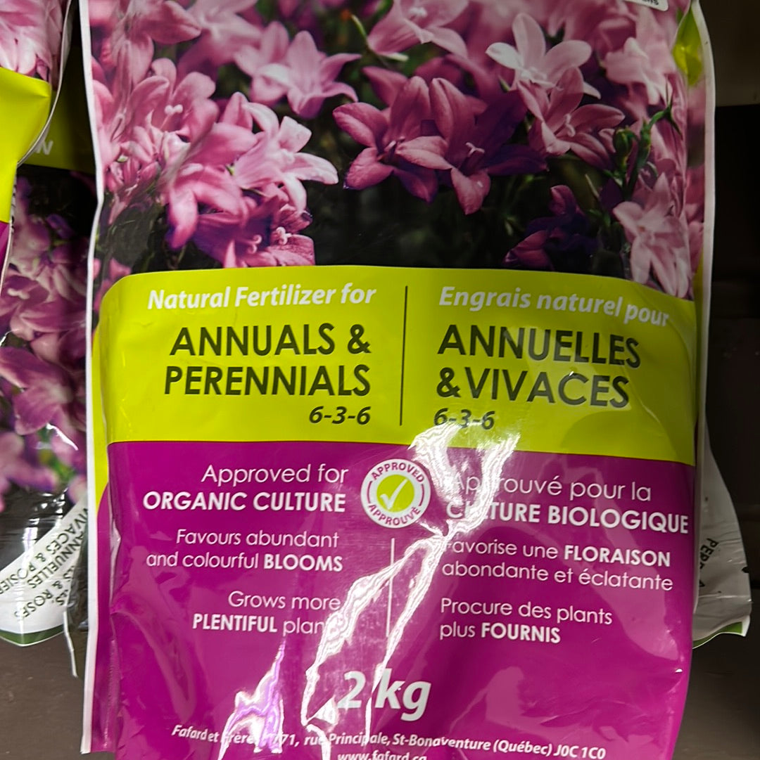 Fafard Natural Annual & Perennial Fertilizer