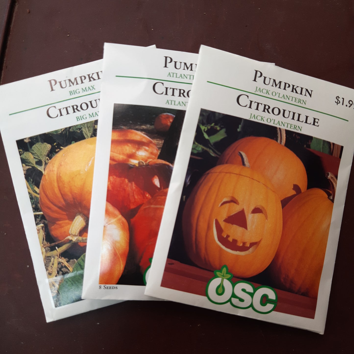 Seed Packets - Vegetables (Pumpkin)