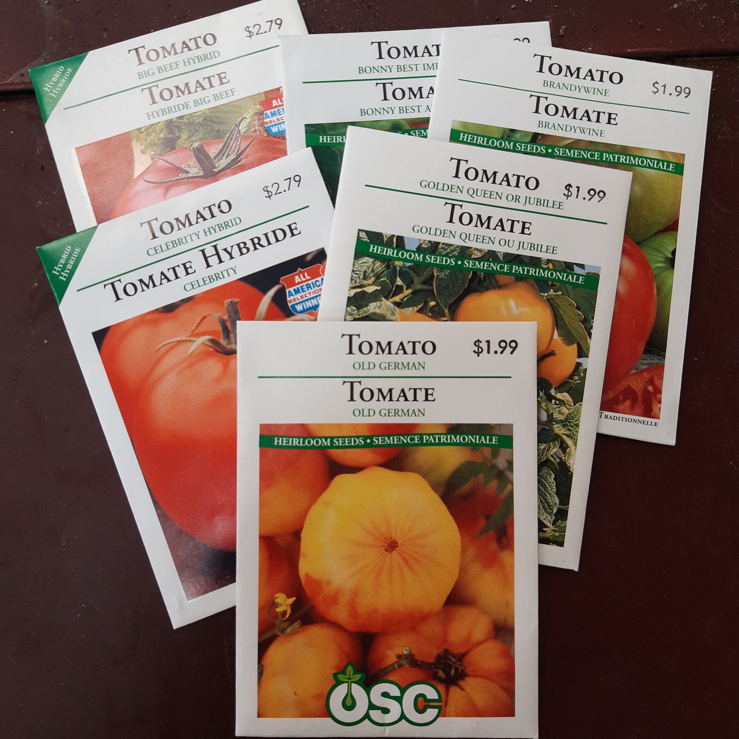 Seed Packets - Vegetables (Tomato)