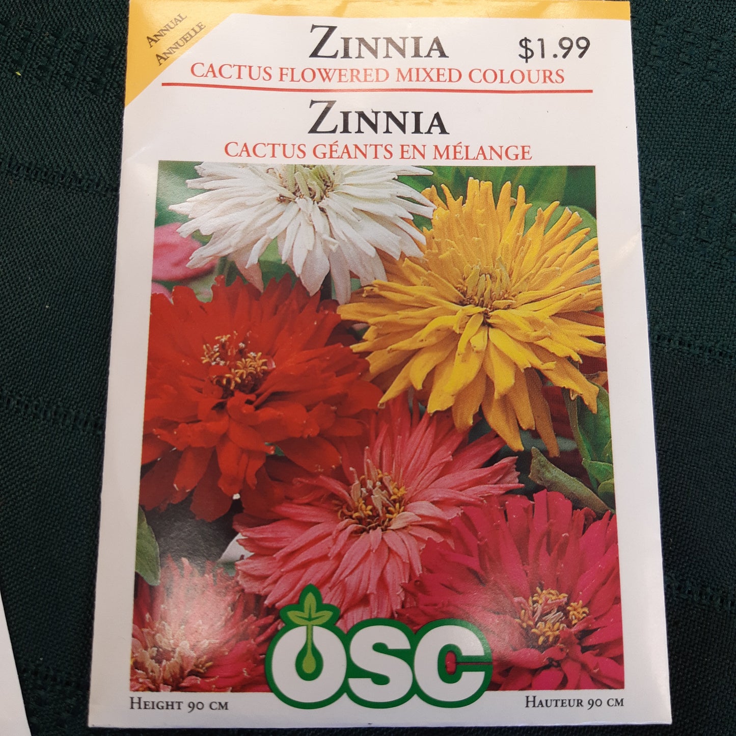 Seed Packets - Annual (Zinnia)