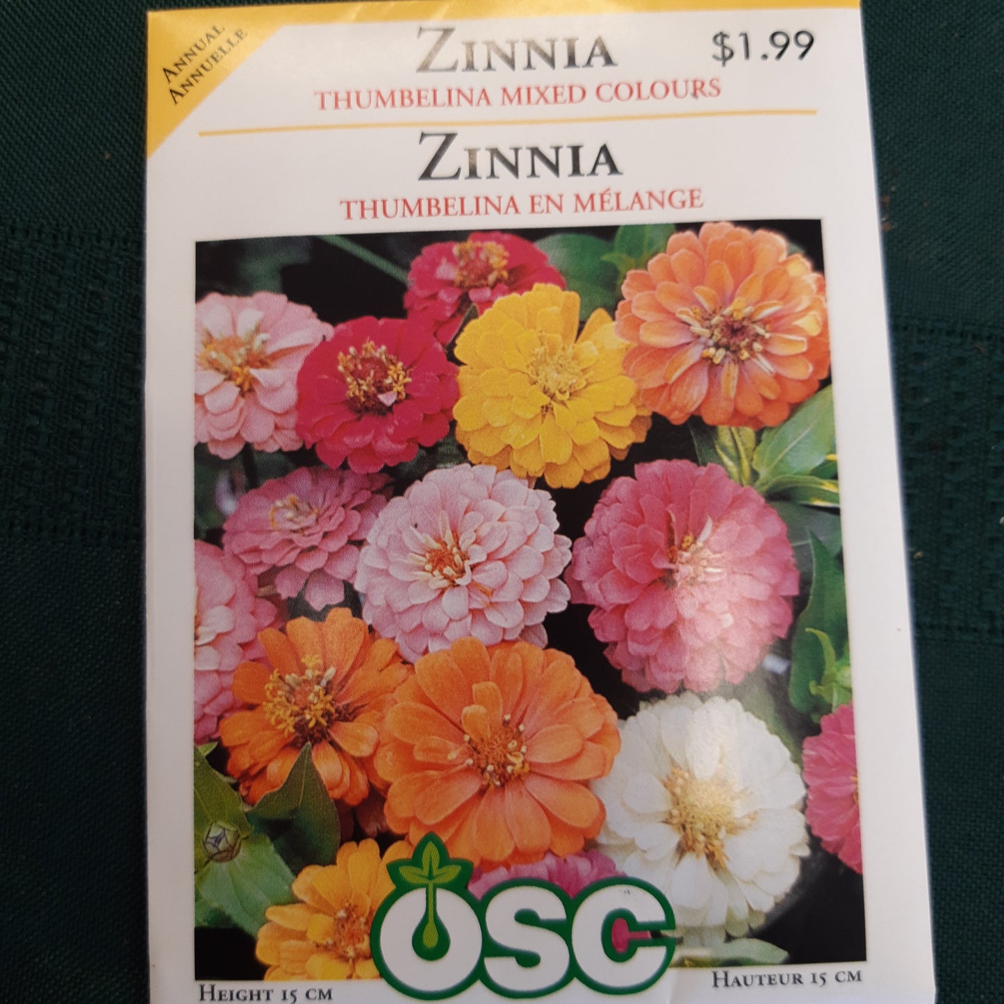 Seed Packets - Annual (Zinnia)