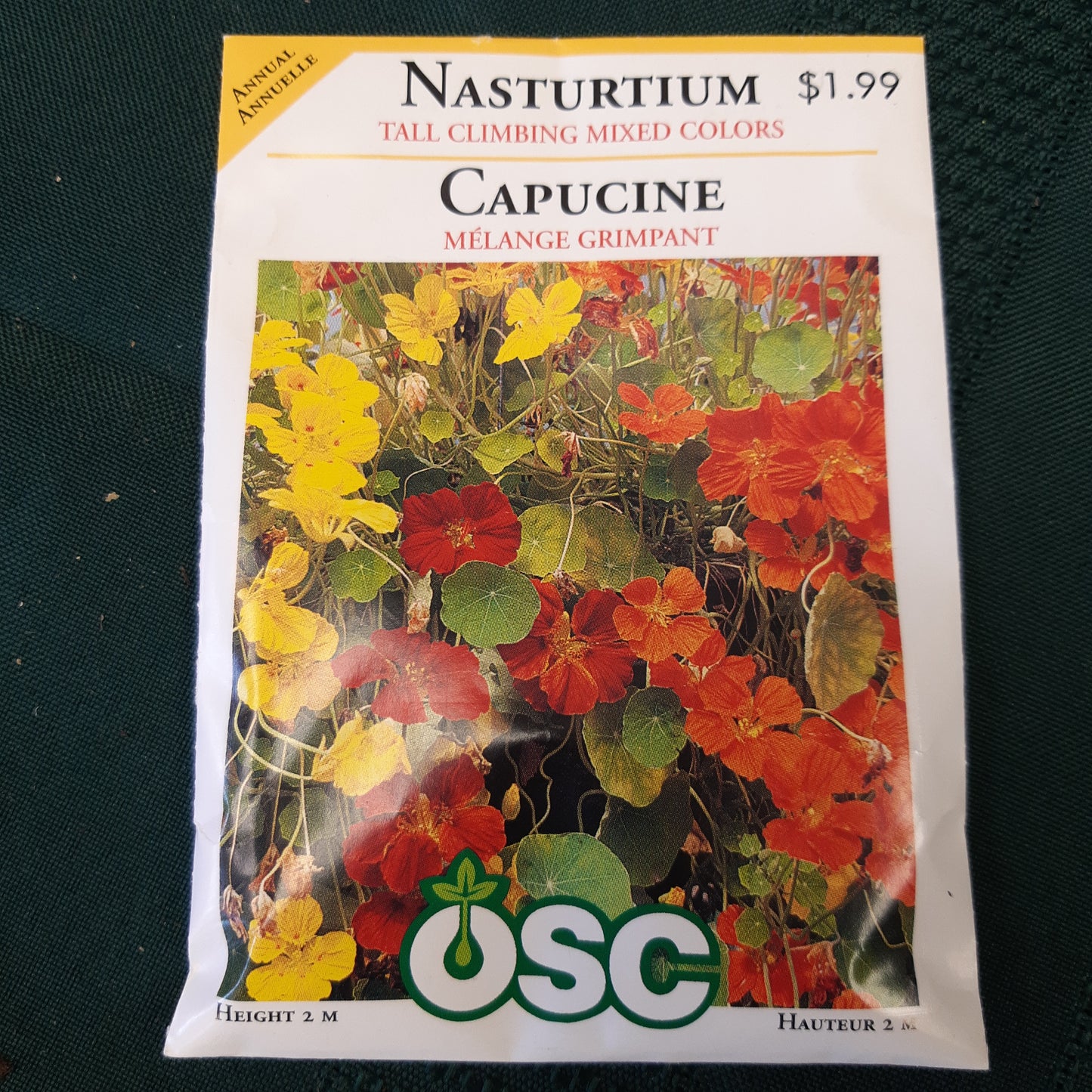 Seed Packets - Annual (Nasturtium)