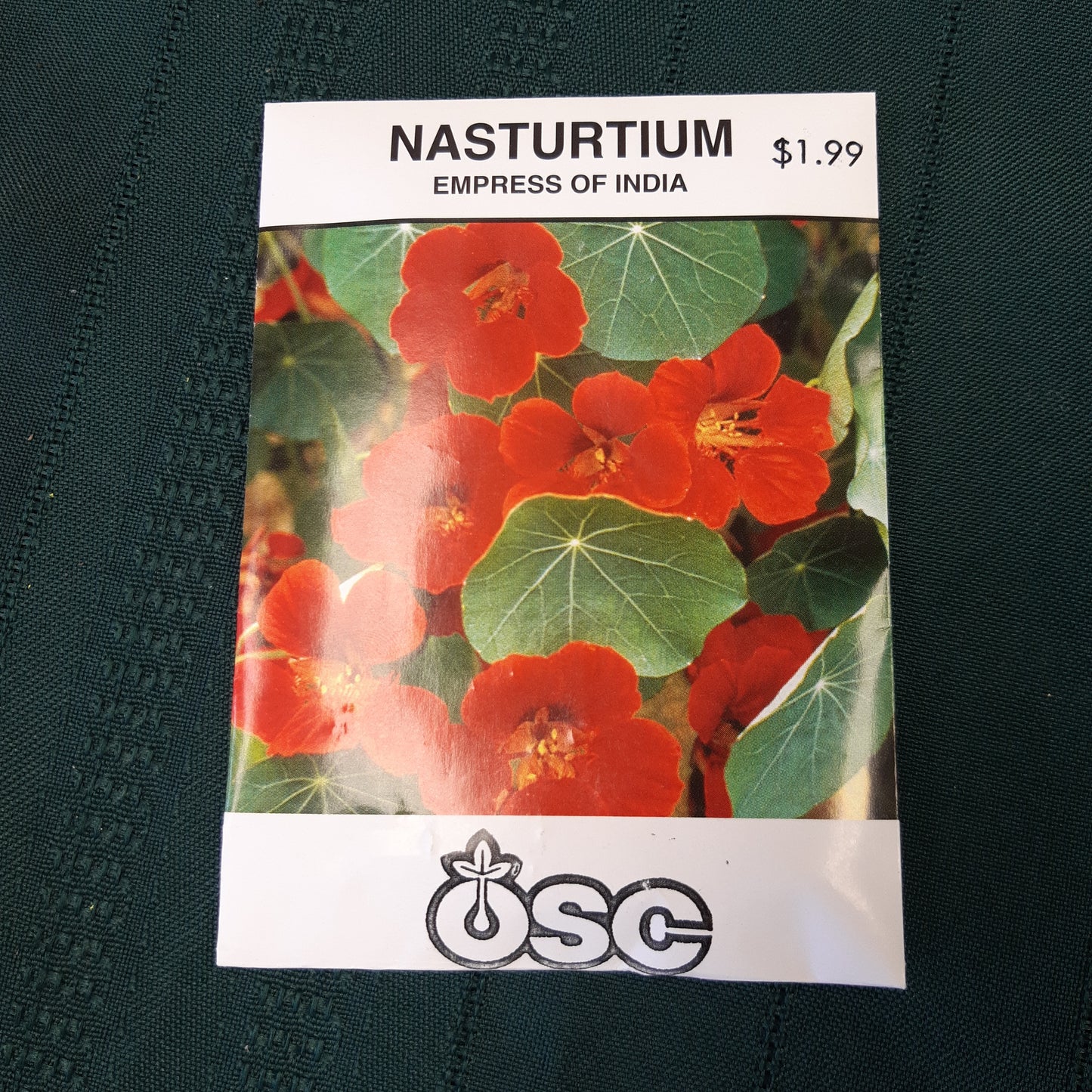 Seed Packets - Annual (Nasturtium)