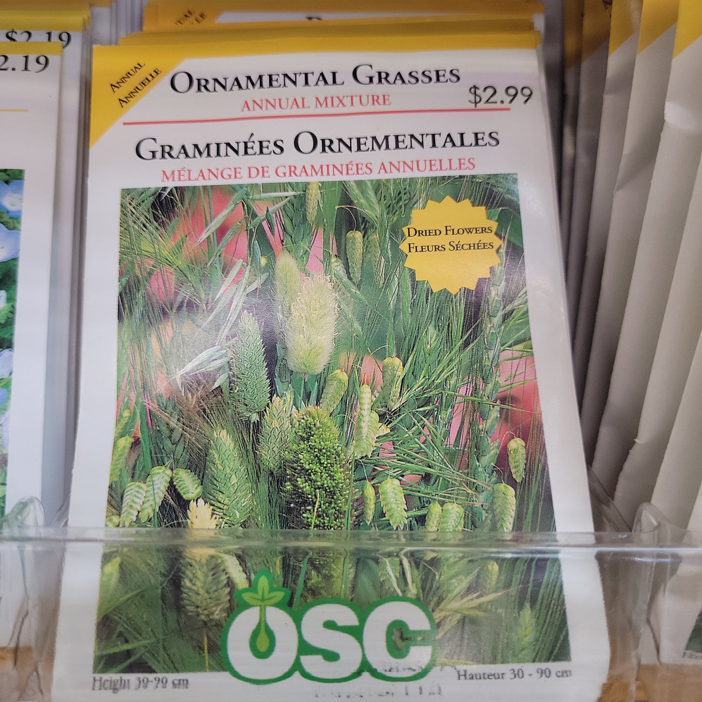 Seeds - Annual (ornmental grasses)