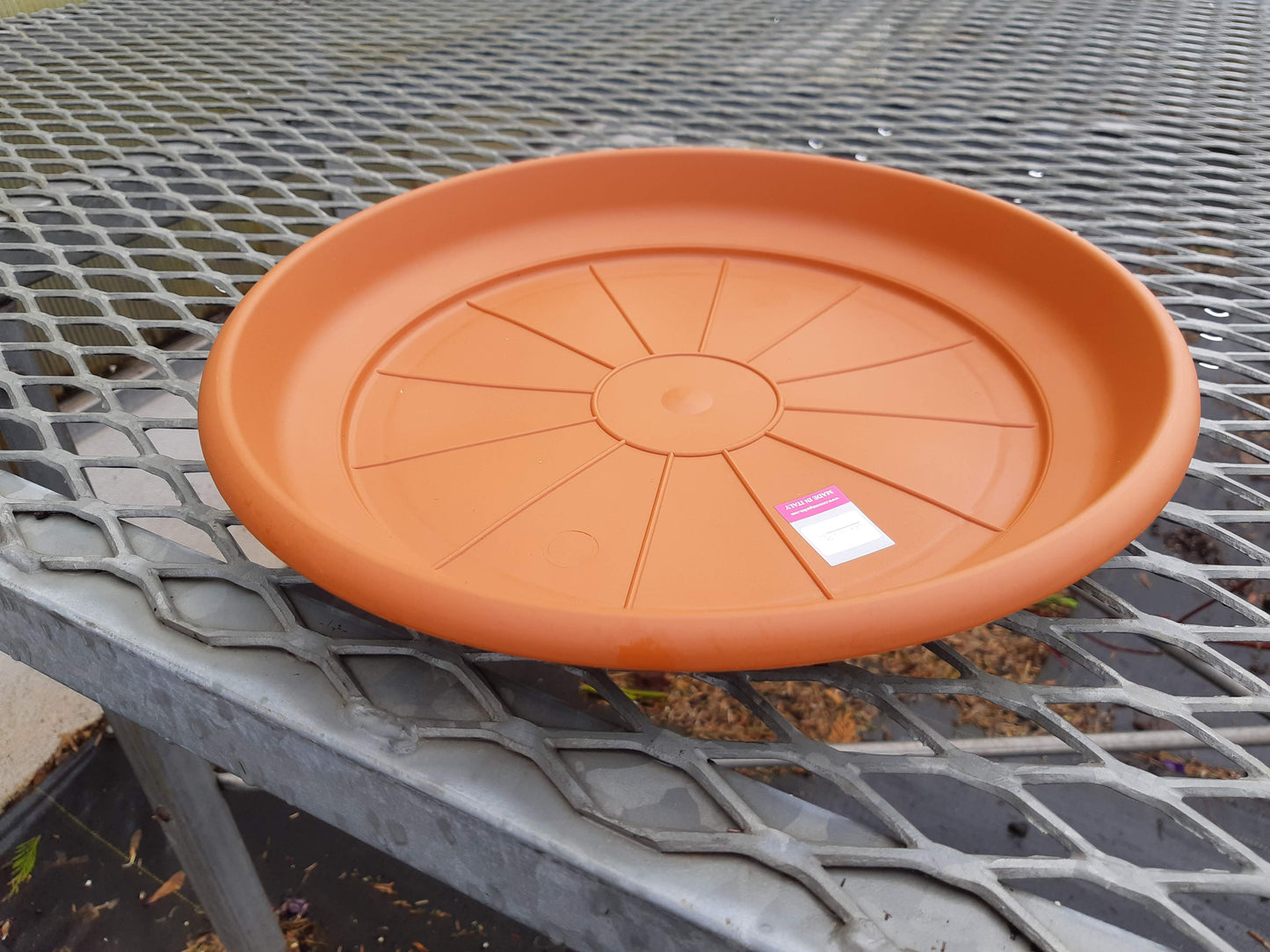 Round Saucers - Clear and Matching Pot Colours