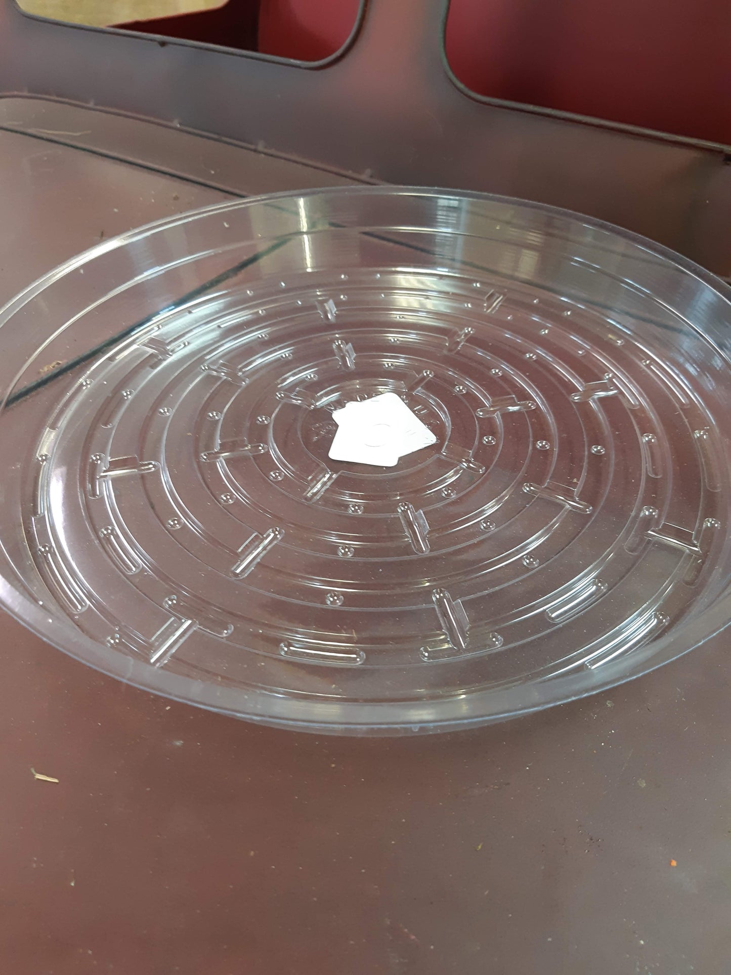 Round Saucers - Clear and Matching Pot Colours