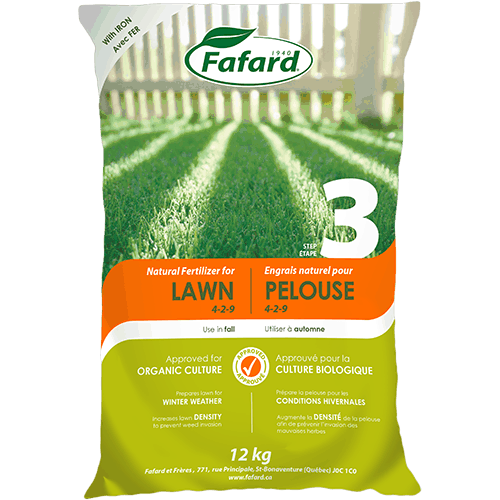 Fafard Natural Lawn Fertilizer 12kg Step 1/2