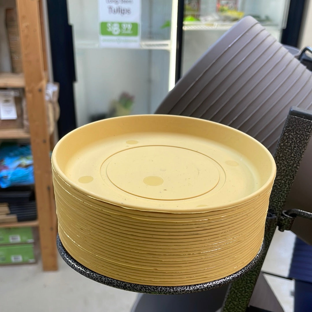 Round Saucers - Clear and Matching Pot Colours