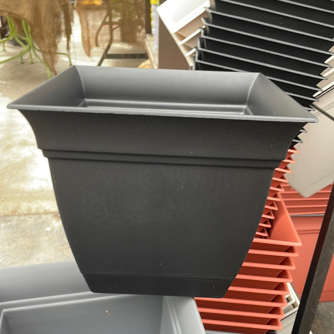 Eclipse Square Pot with Drip Tray