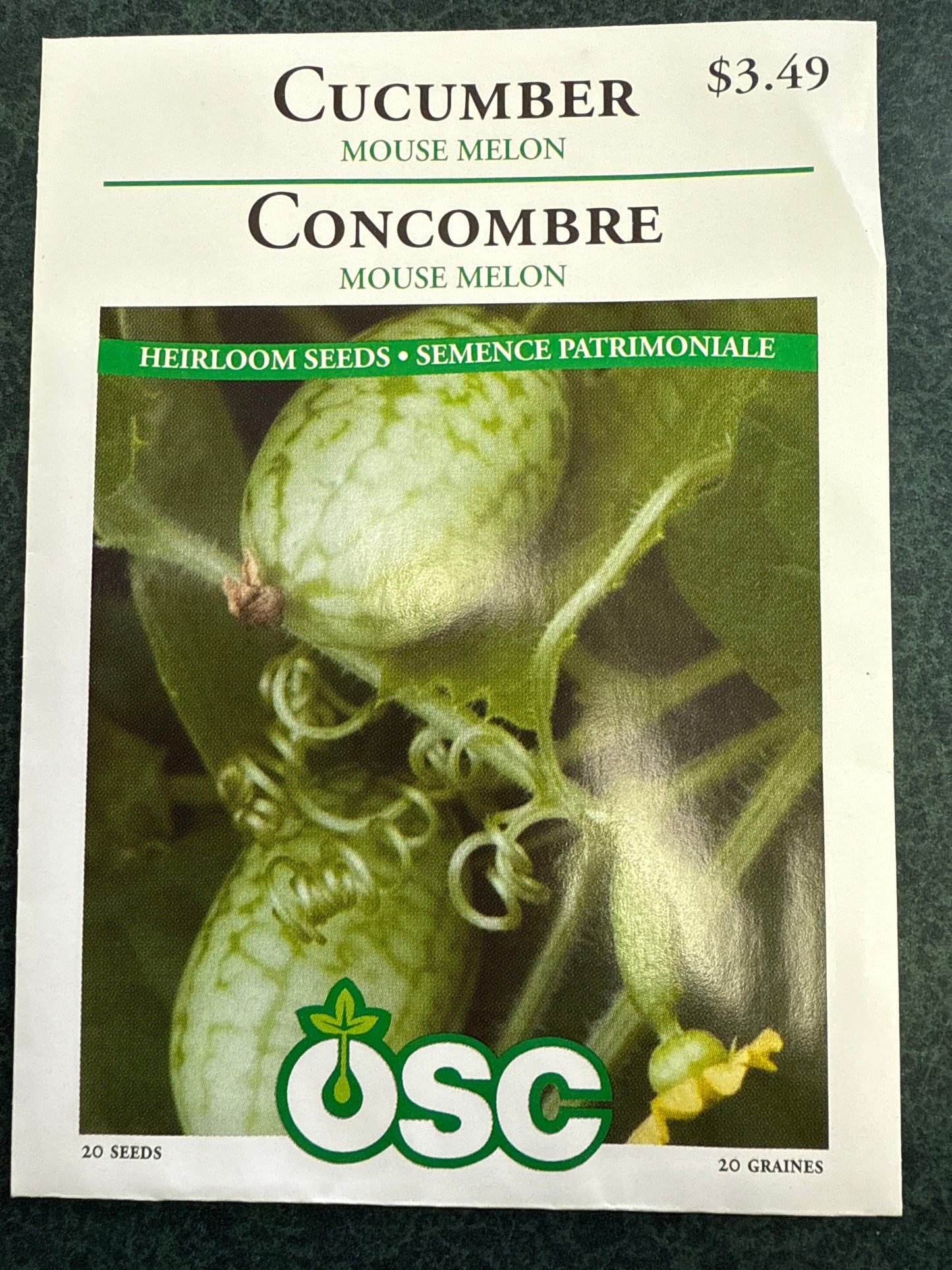 Seeds - Cucamelon ( Mouse Melon)