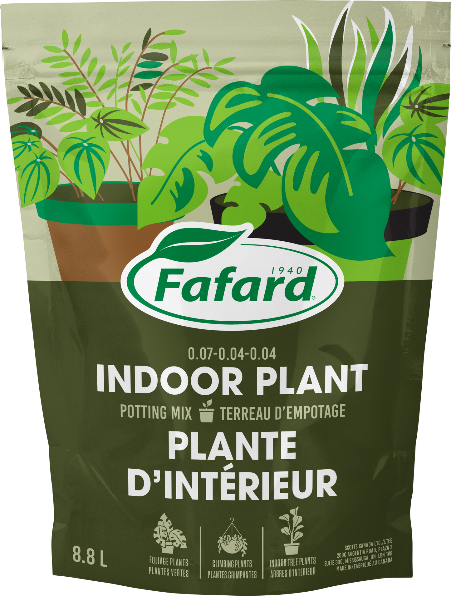 Indoor Plant Soil Fafard