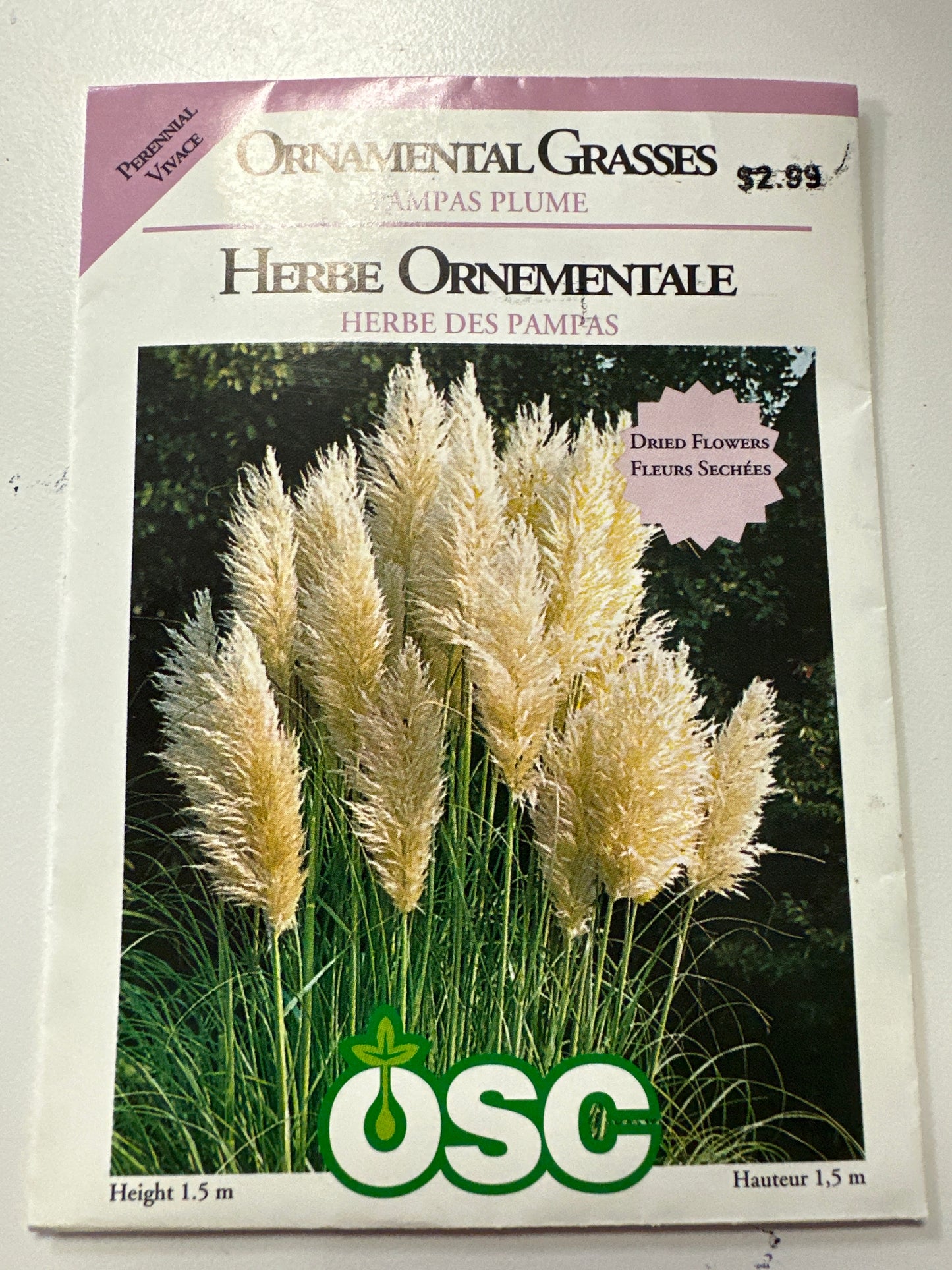 Seed Packets - Ornamental Grasses