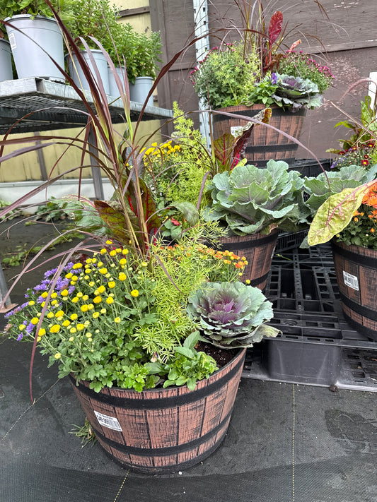 15.5" Barrel Planter