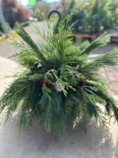 10" Hanging Basket Urn Arrangement