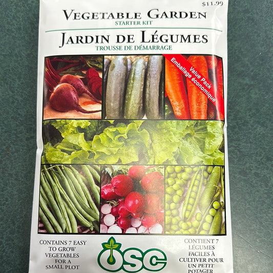 Seeds - Vegetable Garden Starter Kit