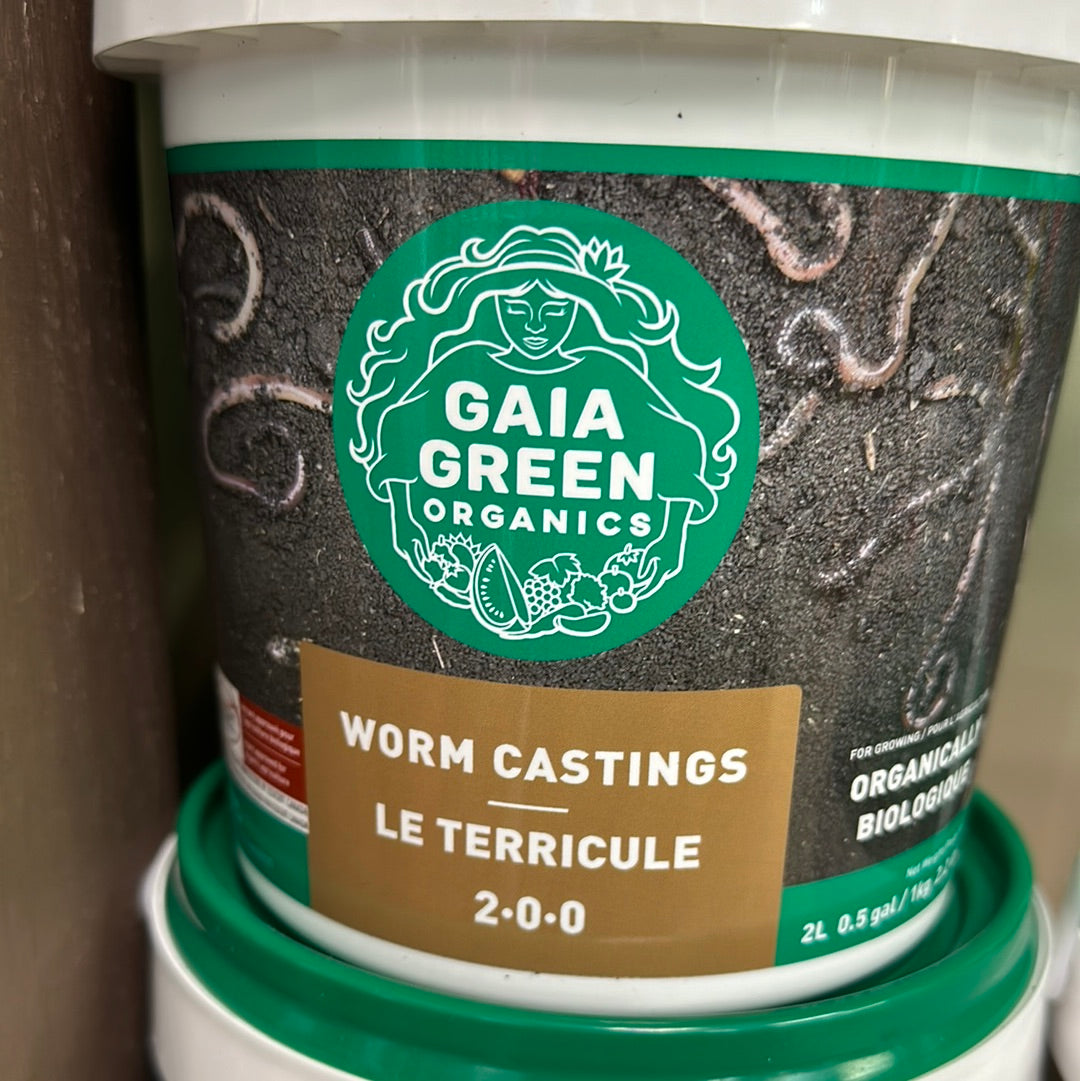 Gaia Green Worm Casting 2L -  Organic