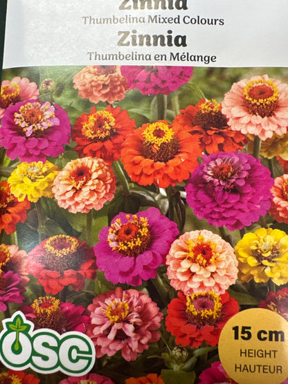 Seed Packets - Annual (Zinnia)