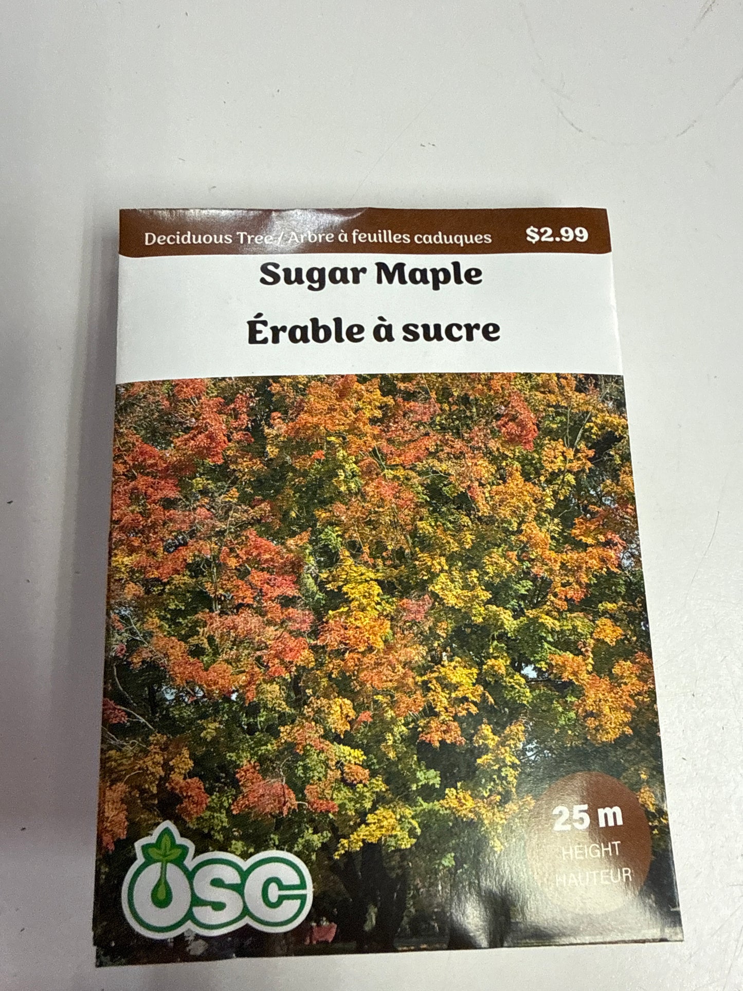 Seed Packets - Deciduous Tree