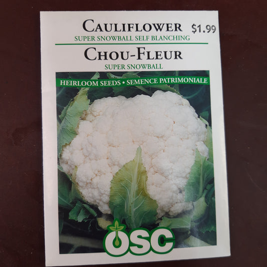 Seed Packets - Vegetables (Cauliflower)