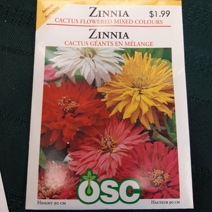 Seed Packets - Annual (Zinnia)
