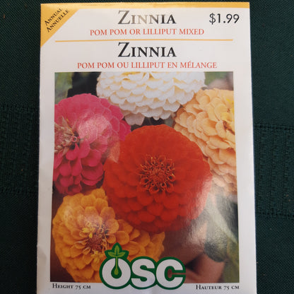 Seed Packets - Annual (Zinnia)