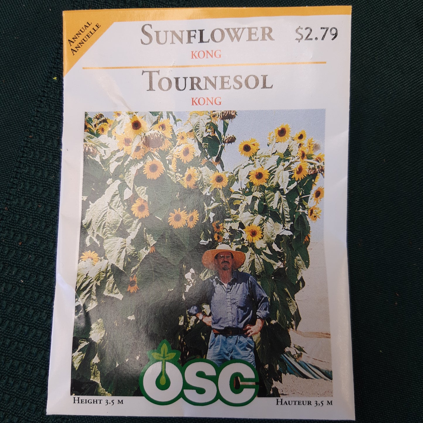 Seed Packets - Annual (Sunflower)