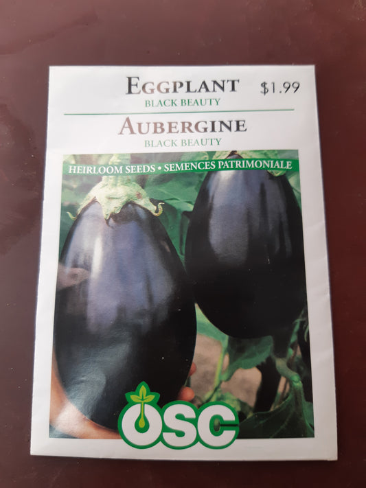 Seed Packets - Vegetables (Eggplant)