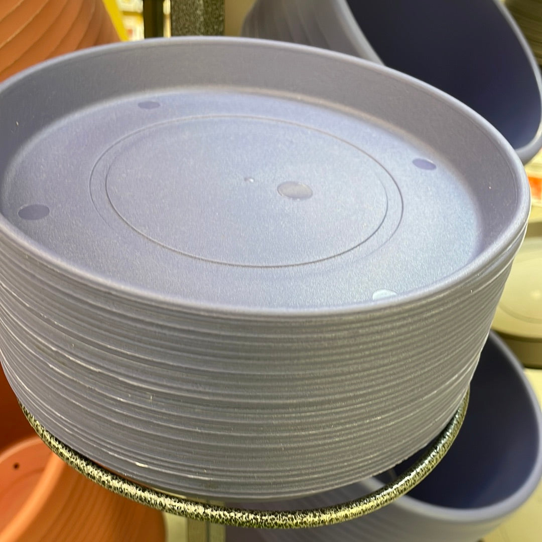 Round Saucers - Clear and Matching Pot Colours
